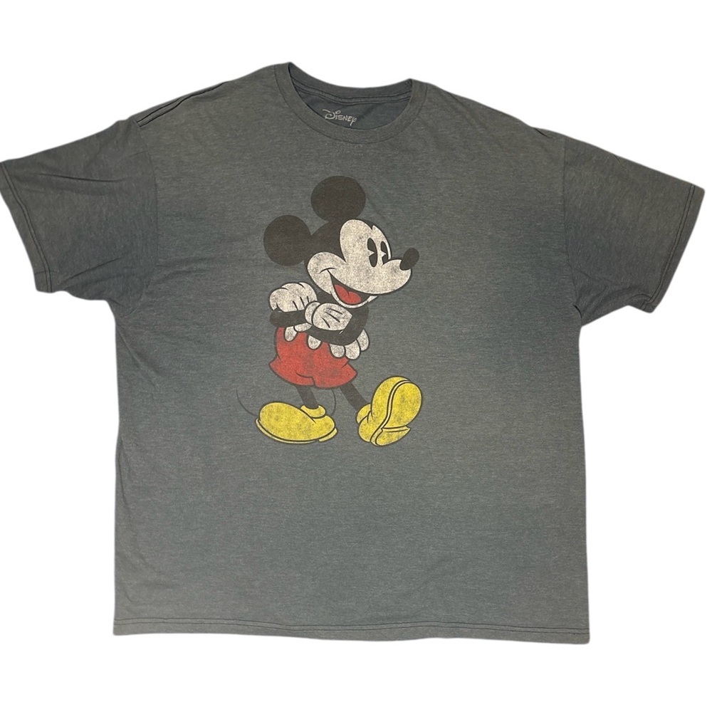 Disney Mickey Mouse Character Tee Shirt Teal - Men’s XXL